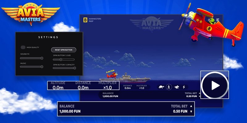 Entdecken Sie das spannende Flugzeugspiel Avia Masters in Deutschland - overview